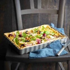 Emile Henry Deep Rectangle Tart Dish Clay 34cm X 24cm -Home-Kitchen emily henry deep rectangle tart dish clay 24 x 34cm 671123