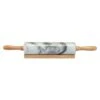 Integra Grey Marble Rolling Pin With Wooden Base 2 Integra Grey Marble Rolling Pin With Wooden Base -Home-Kitchen grey marble rolling pin with wooden base 120489