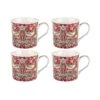 Heritage Nostalgic Strawberry Thief Mugs Red 270ml Set Of 4 -Home-Kitchen heritage strawberry thief red mugs set of 4 718590