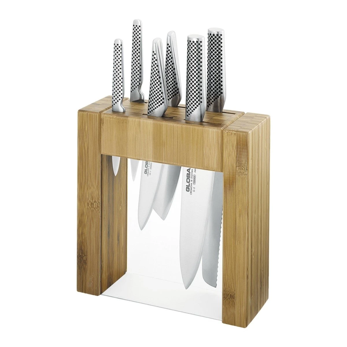 Global 7 Piece Ikasu Knife Block Set 3 Global 7 Piece Ikasu Knife Block Set