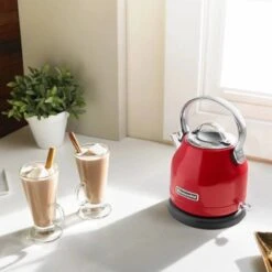 KitchenAid KEK1222 Artisan Electric Kettle With Auto Shut-Off Empire Red 1.25L -Home-Kitchen kitchenaid kettle empire red 1250ml 642056