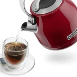 KitchenAid KEK1222 Artisan Electric Kettle With Auto Shut-Off Empire Red 1.25L -Home-Kitchen kitchenaid kettle empire red 1250ml 684729