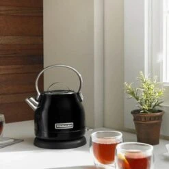 KitchenAid KEK1222 Artisan Electric Kettle Onyx Black 1.25L -Home-Kitchen kitchenaid kettle onyx black 1250ml 582662