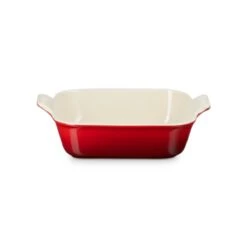 Le Creuset Heritage Stoneware Heritage Square Dish 23cm -Home-Kitchen le creuset heritage deep square dish cerise 23cm 300662