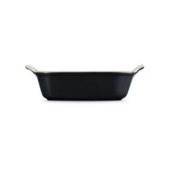 Le Creuset Heritage Stoneware Square Dish Satin Black 23cm -Home-Kitchen le creuset heritage deep square dish satin black 23cm 761382