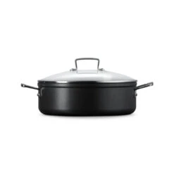 Le Creuset Toughened Non-Stick Sauteuse With Glass Lid 28cm -Home-Kitchen le creuset non stick sauteuse with glass lid 28cm 650484