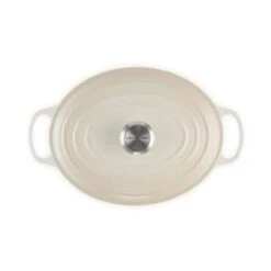 Le Creuset Signature Oval Casserole Meringue 27cm -Home-Kitchen le creuset signature oval casserole meringue 27cm 494023