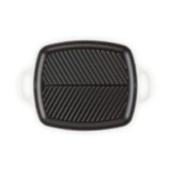 Le Creuset Signature Rectangle Grill Meringue 30x26cm -Home-Kitchen le creuset signature rectangle grill meringue 30cm x 26cm 951481
