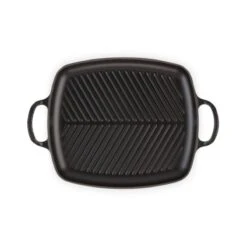 Le Creuset Signature Rectangle Grill Satin Black 30x26cm -Home-Kitchen le creuset signature rectangle grill satin black 30cm x 26cm 242497