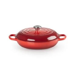 Le Creuset Signature Shallow Casserole Cerise 30cm