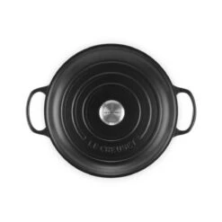 Le Creuset Signature Shallow Casserole Satin Black 30cm -Home-Kitchen le creuset signature shallow casserole satin black 30cm 419516