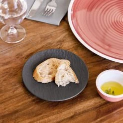Villeroy & Boch Manufacture Rock Bread & Butter Plate Black 16cm -Home-Kitchen manufacture rock bread butter plate black 16cm 894245
