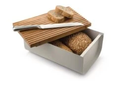 Alessi Mattina Bread Box Grey -Home-Kitchen mattina bread box grey 707873