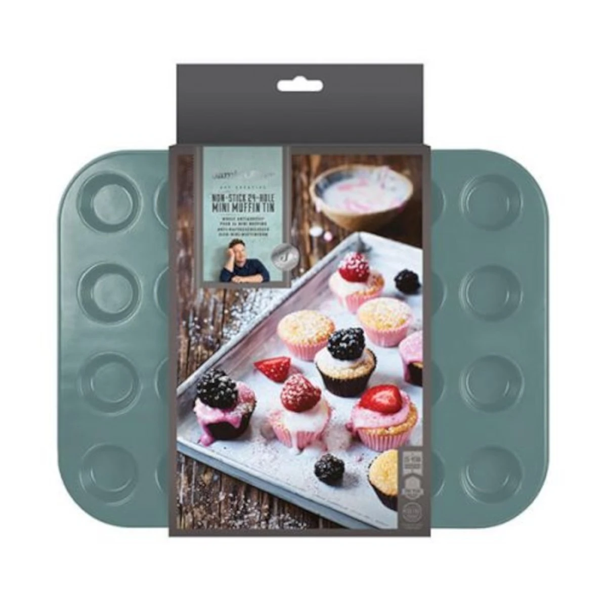 Jamie Oliver Mini Muffin Tray 24 Cup 4 Jamie Oliver Mini Muffin Tray 24 Cup - Image 2
