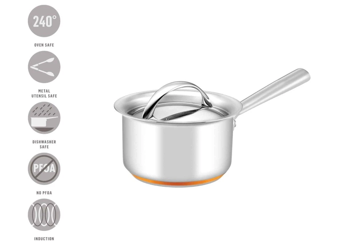 Essteele Per Vita Stainless Steel Covered Saucepan 14cm (1.2L) 8 Essteele Per Vita Stainless Steel Covered Saucepan 14cm (1.2L) - Image 6