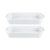 Pillivuyt Deep Rectangular Roasters Set Of 2 -Home-Kitchen pillivuyt deep rectangular roasters set of 2 286019