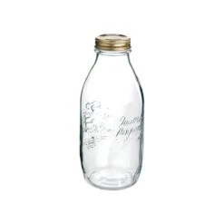 Bormioli Rocco Quattro Tall Preserving Bottle 1L