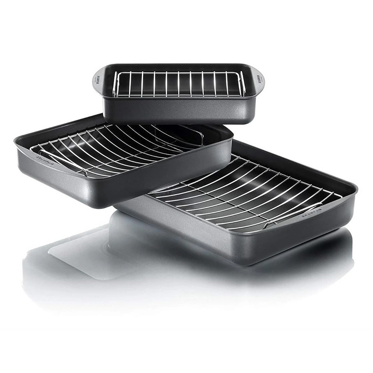 Scanpan Classic Medium Roaster With Rack 39x27cm 7 Scanpan Classic Medium Roaster With Rack 39x27cm - Image 5
