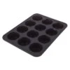 Daily Bake Silicone Muffin Pan Charcoal 12 Cup -Home-Kitchen silicone 12 cup charcoal muffin pan 161601