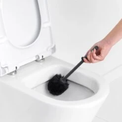 Brabantia Toilet Brush And Holder Matt Black -Home-Kitchen toilet brush and holder matt black 424687