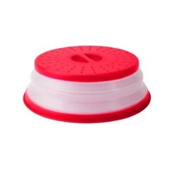 Tovolo Microwave Collapsible Food Cover Red