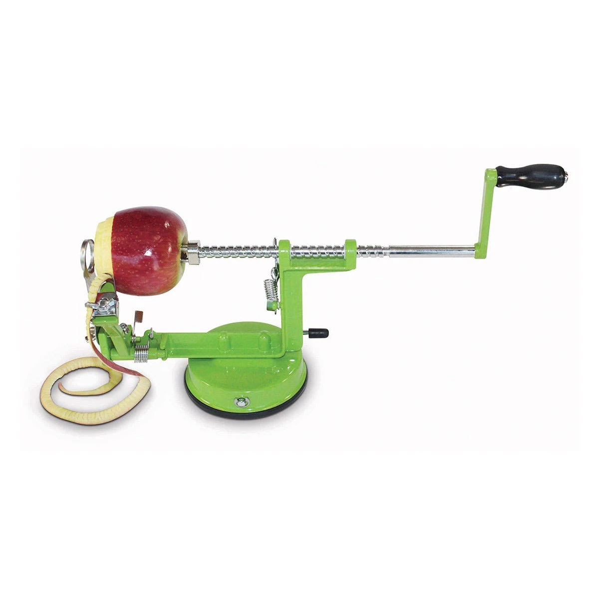 IS Gift Twisted Apple 3 In 1 Peeler Corer & Slicer Green 4 IS Gift Twisted Apple 3 In 1 Peeler Corer & Slicer Green - Image 2