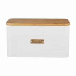 Typhoon Otto Square Bread Bin White 9.5L